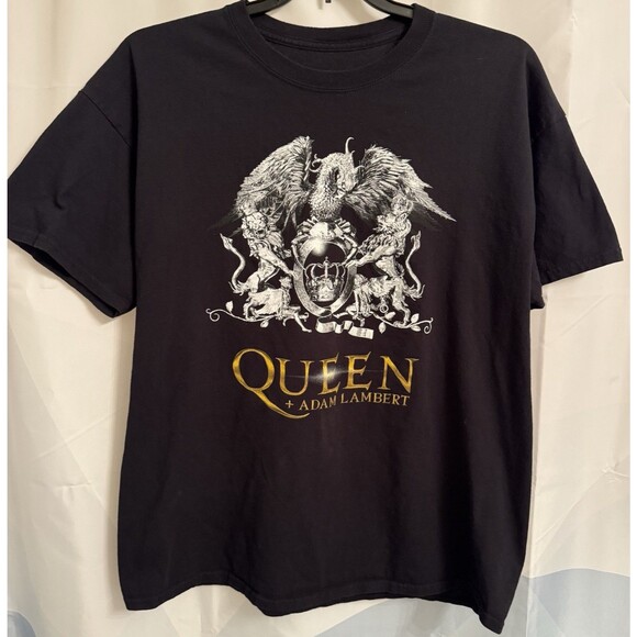 Queen + Adam Lambert T Shirt - Concert Tour 2019 Rhapsody Tee - XL - Picture 1 of 7